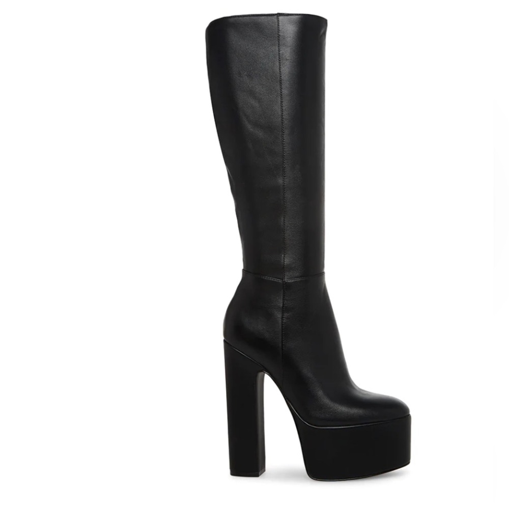 Shanti Black leather boots